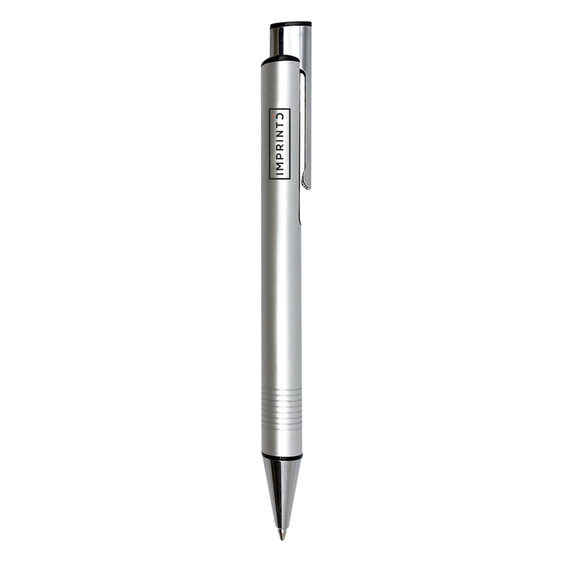 Bolígrafos con clip de plata personalizados