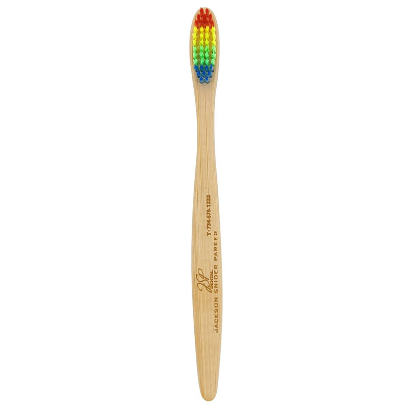 Cepillo de dientes de bambú personalizado para adultos