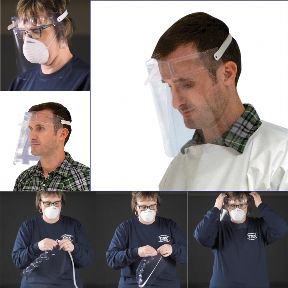 Protector facial Preserve-A-Mask - En blanco