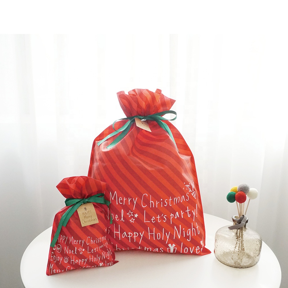Bolsas de regalo de Navidad Regalos de fiesta impresos personalizados