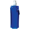 Botella de agua promocional plegable translúcida con curvas - 13.5 oz.
