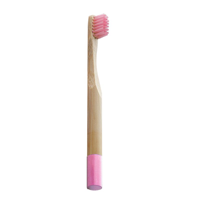 Cepillo de dientes de bambú biodegradable personalizado para niños