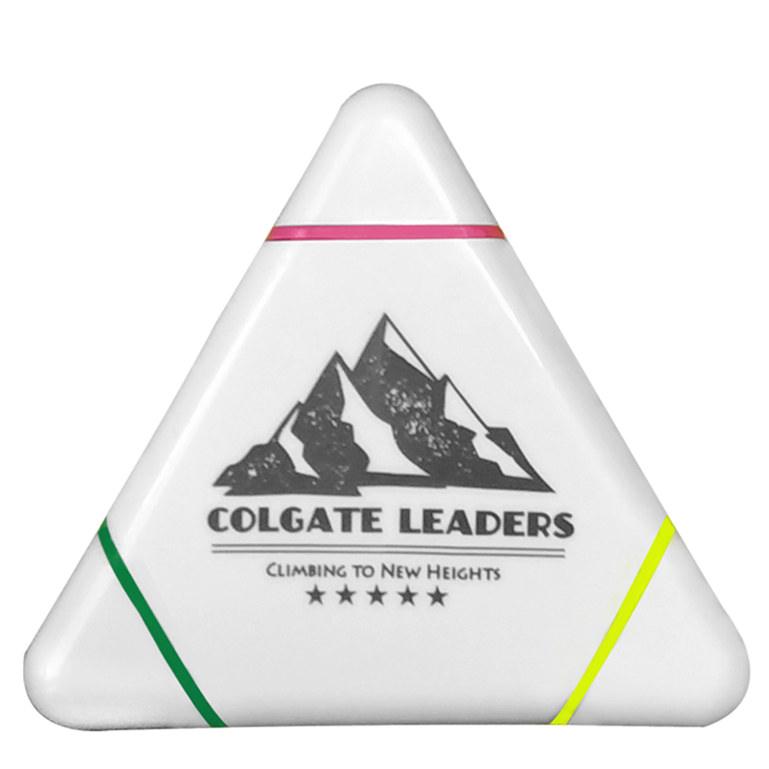 Resaltador de triángulo colorido personalizado