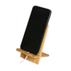 Soporte personalizado para teléfono celular de escritorio de bambú de la diversión de bricolaje