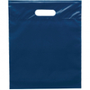 Bolsa de plástico promocional con asa troquelada - 12 "wx 15 " hx 3 "d