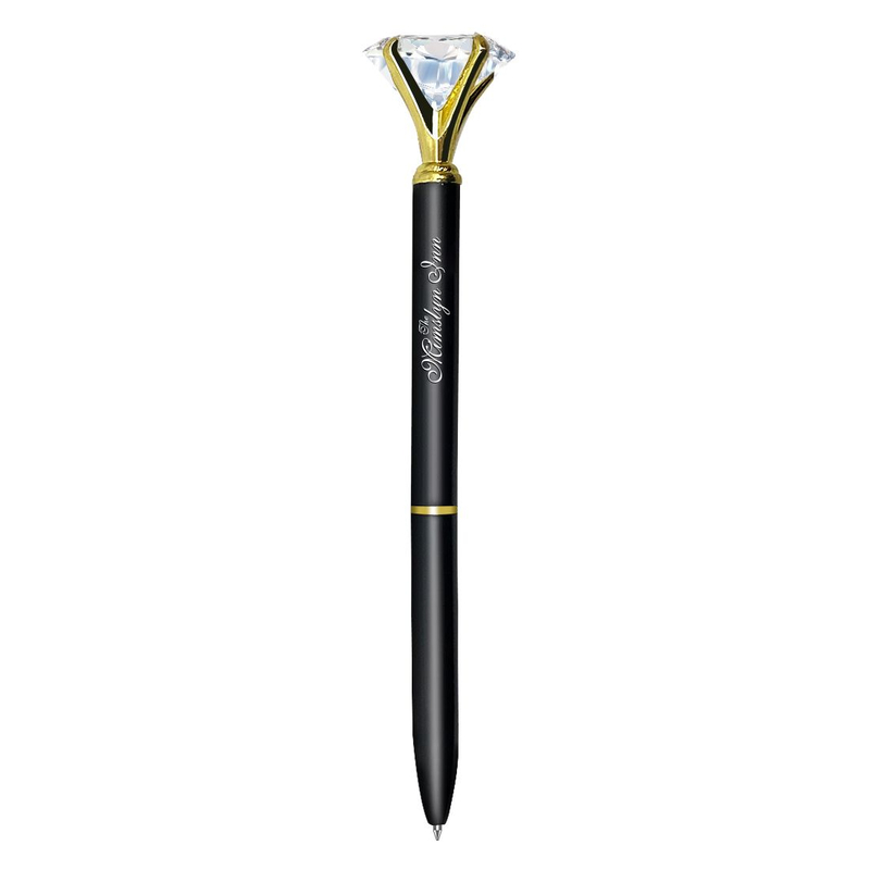 Bolígrafo de metal de diamante personalizado