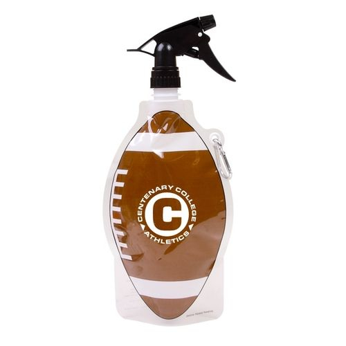 Botella de agua personalizada con tapa en aerosol - Fútbol americano - 16 oz