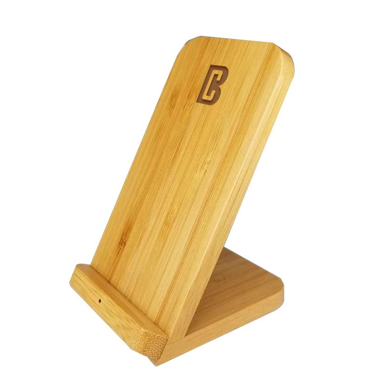 Soporte de carga inalámbrico de madera personalizado