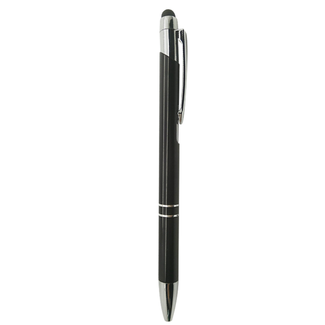 Bolígrafos personalizados con lápiz óptico retráctil