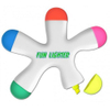 Resaltador promocional de cinco colores Flower Fun