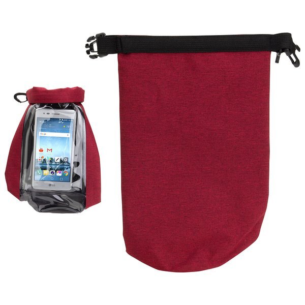 Bolsa de equipo impermeable con bolsillo para teléfono Touch-Thru