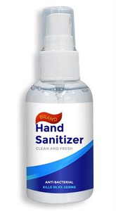 Botella de spray desinfectante de manos y superficies de 50 ml