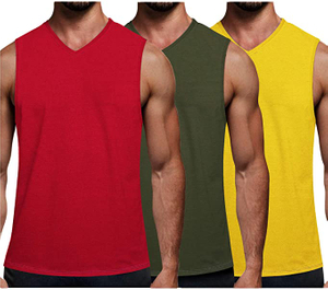 Camisetas sin mangas de entrenamiento para hombres Camisetas sin mangas con gimnasio Camisetas de culturismo de culturismo en V