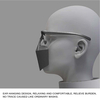 Máscara protectora de plástico personalizada