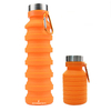 Botella deportiva de silicona plegable personalizada - 18 oz