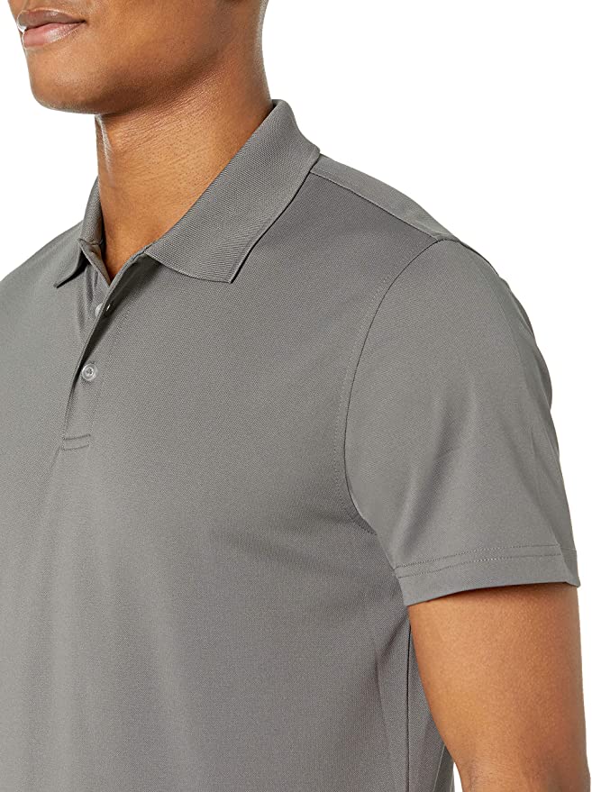 Camisa de golf de rayas de rayas de secado rápido de ajuste de los hombres