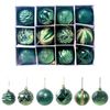 Bola de árbol de Navidad feliz de lujo Conjunto de bolas de decoración moderna Adornos de regalo