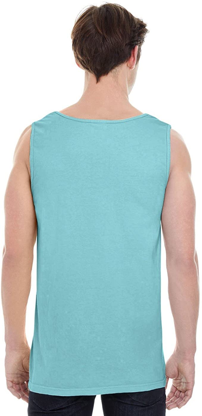 Colores de confort 6.1 oz. Tankspun teñido de prendas para hombres.