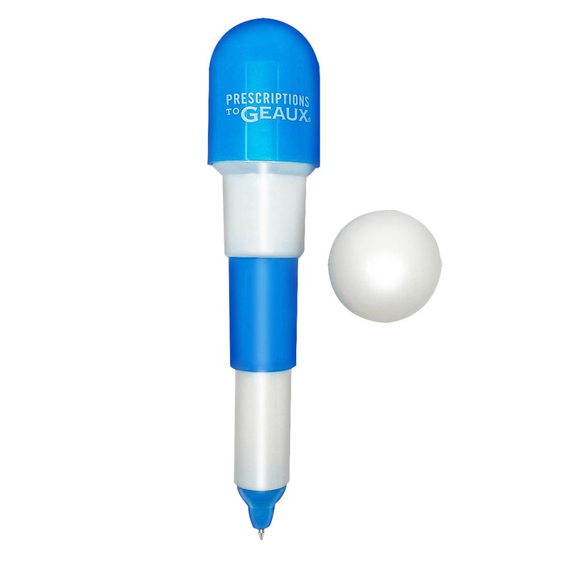 Bolígrafo retráctil personalizado con forma de píldora