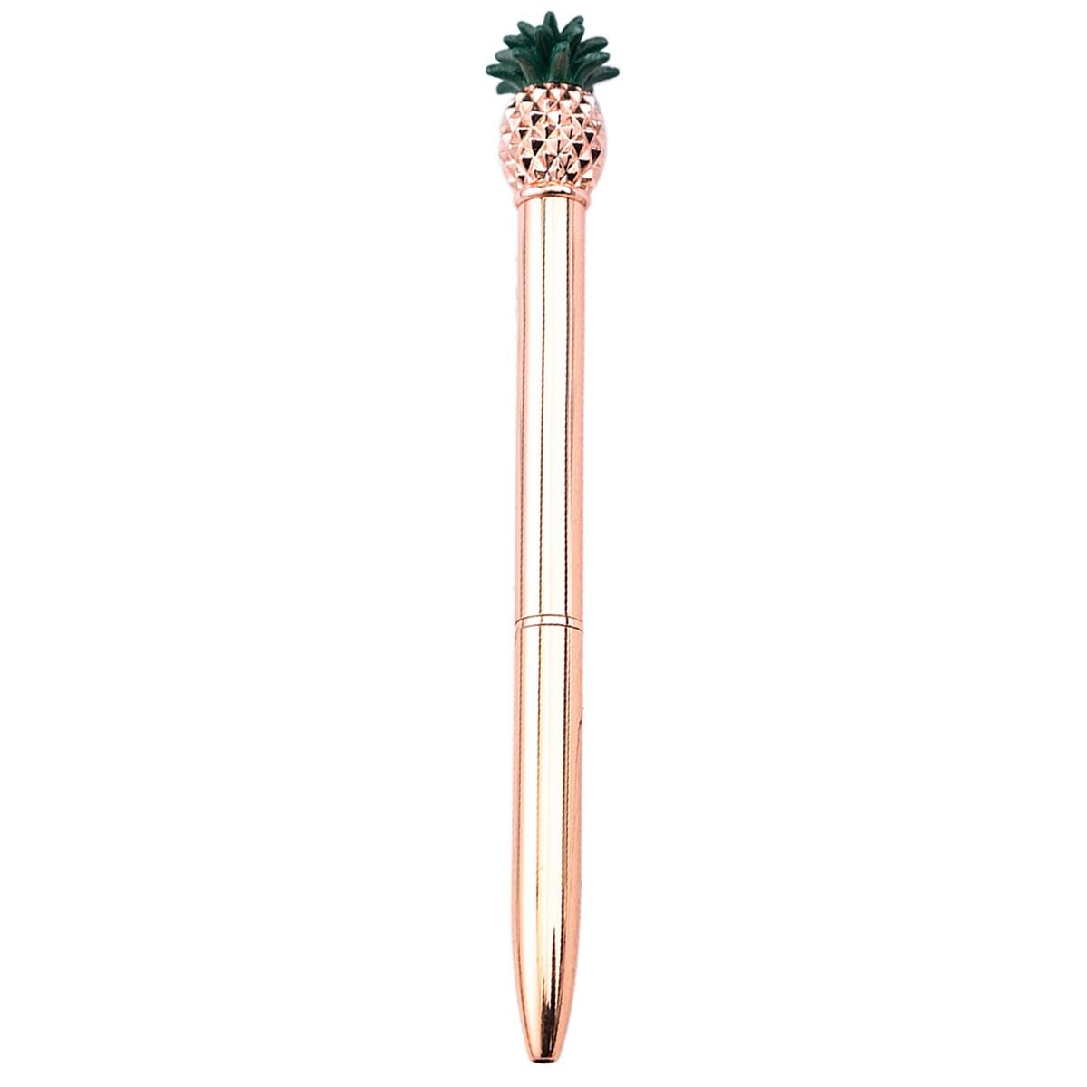 Bolígrafos de metal de plumas de piña personalizadas