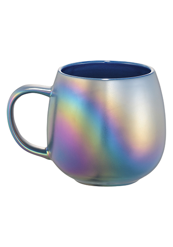 Taza de cerámica iridiscente de 15 oz