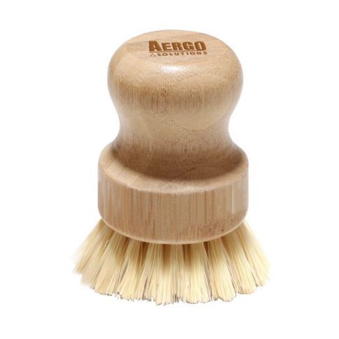 Cepillo para fregar platos de bambú personalizado