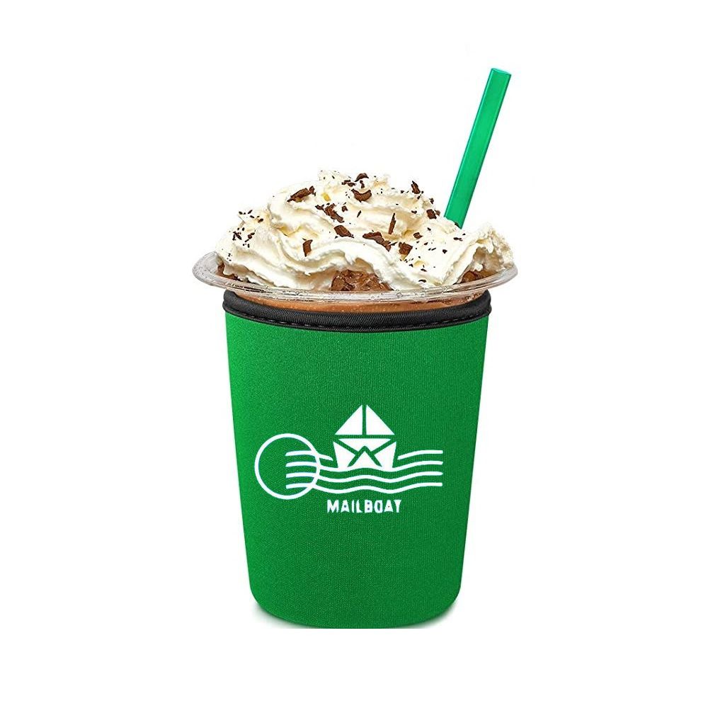 Fundas de café helado de neopreno personalizadas a todo color - 24OZ